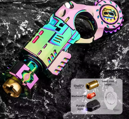 Hadmek™ MetalShot – metalowy pistolet sensoryczny EDC do zabawy i odstresowania