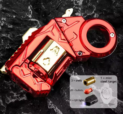 Hadmek™ MetalShot (V2) – metalowy pistolet sensoryczny EDC do zabawy i odstresowania